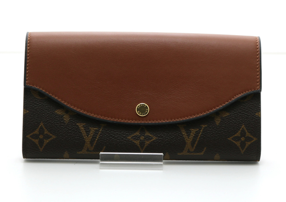 LOUIS VUITTON Portefeuille Sarah Tuileries Monogram Marron